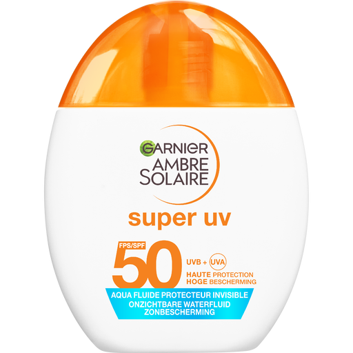 Garnier Ambre Solaire Super UV Face Refreshing Water Fluid Transparent SPF50+ 40 ML