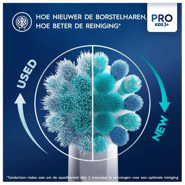 Oral-B Kids Disney Opzetborstels 4 Stuks