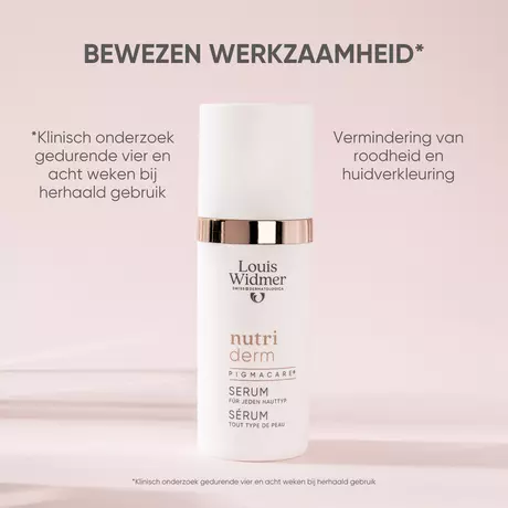 Louis Widmer Nutriderm Pigmacare Serum Zonder Parfum 30 ML