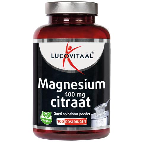 Lucovitaal Magnesium 400 mg Citraat Poeder 100 doseringen