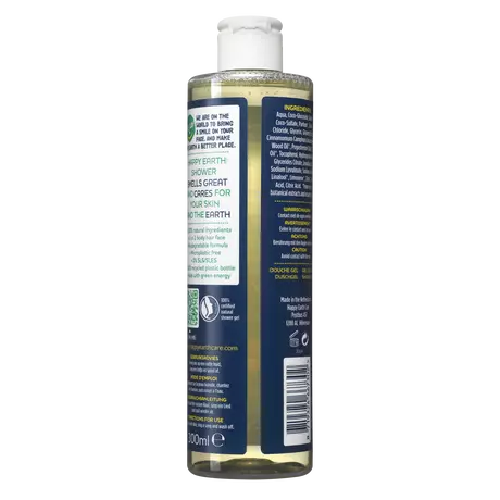 Happy Earth 100% natuurlijke Lemon Sandalwood Douchegel 300 ML