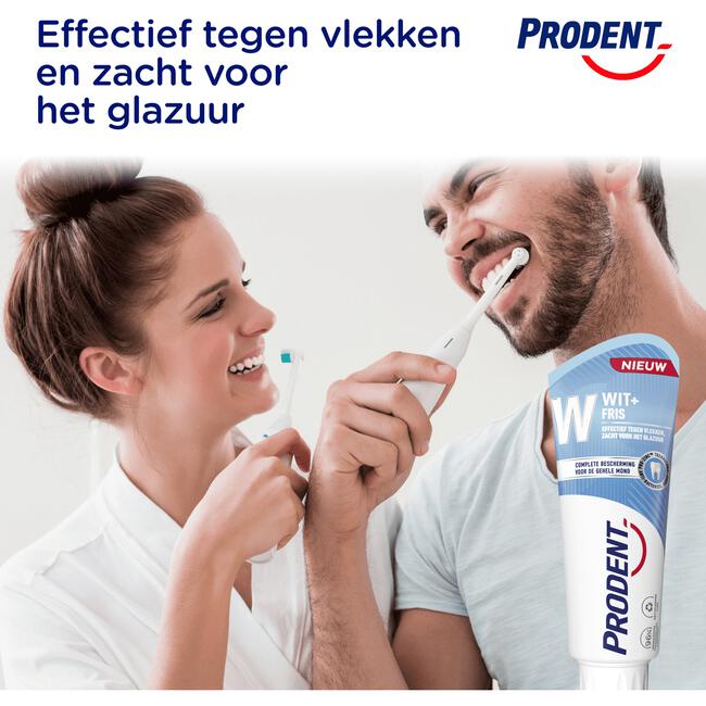 Prodent Wit + Fris Tandpasta 75 ML