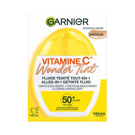 Garnier Vitamine C* Wonder Tint SPF 50+ medium 40 Ml