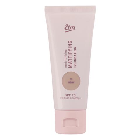 Etos Moisturizing Mattifying Foundation SPF 20 01 Ivory