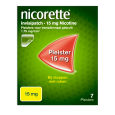 Nicorette Pleister 15 mg Nicotine 7 Stuks