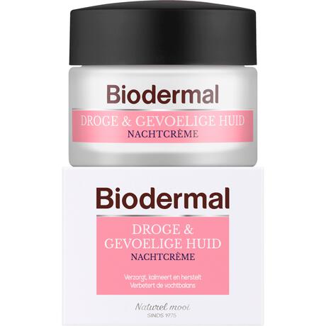 Biodermal Droge & Gevoelige Huid Nachtcrème 50 ML
