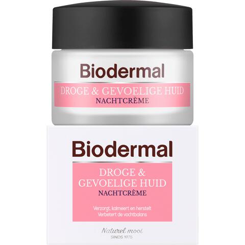 Biodermal Droge & Gevoelige Huid Nachtcrème 50 ML