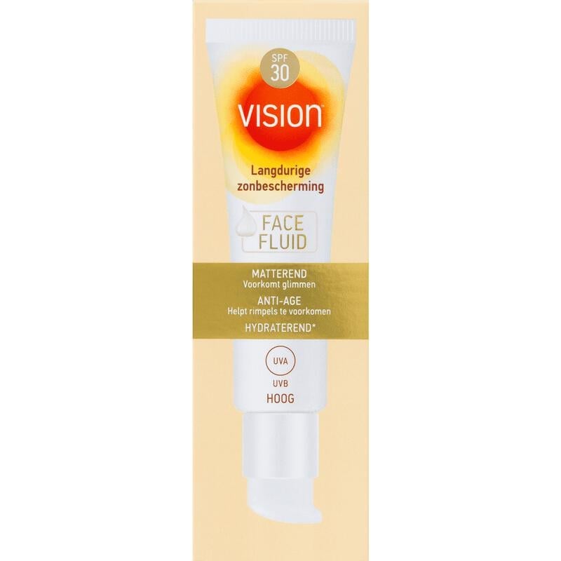 Vision Zonnebrand Face Fluid SPF30 50 ML