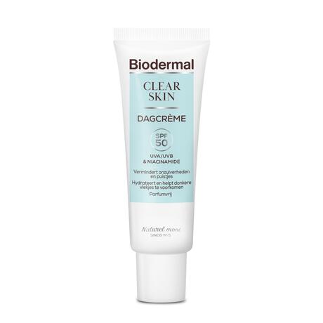 Biodermal Clear Skin Dagcrème Spf50 40 Ml