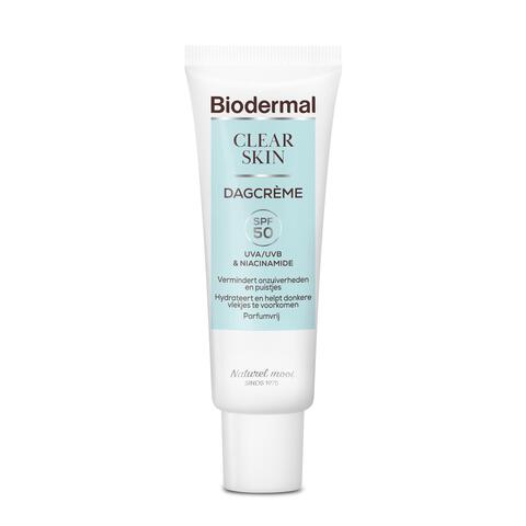 Biodermal Clear Skin Dagcrème Spf50 40 Ml
