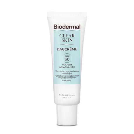 Biodermal Clear Skin Dagcrème Spf50 40 Ml