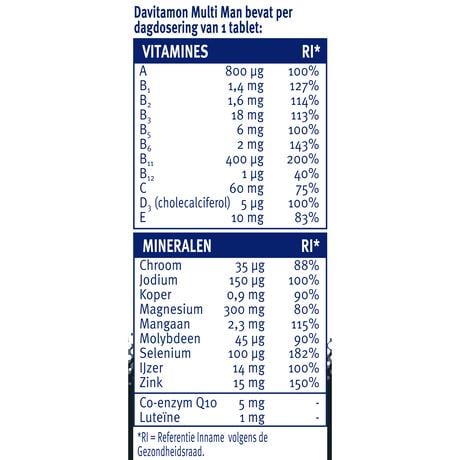 Davitamon Compleet Man Tabletten