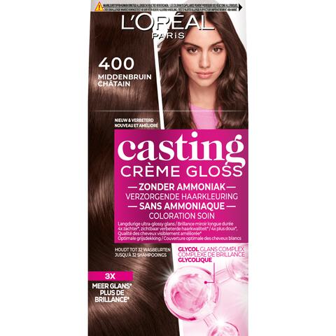 L'Oréal Paris Casting Crème Gloss Haarverf 400 Espresso Middenbruin