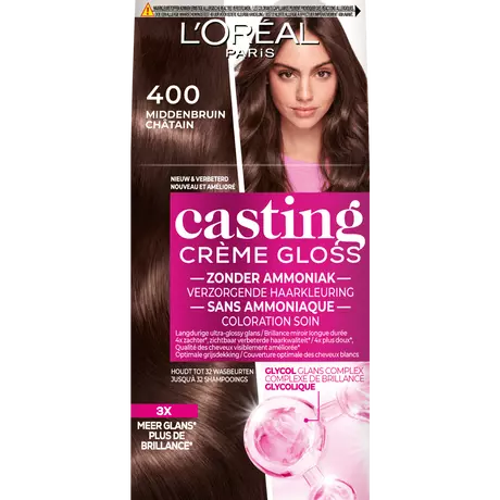 L'Oréal Paris Casting Crème Gloss Haarverf 400 Espresso Middenbruin