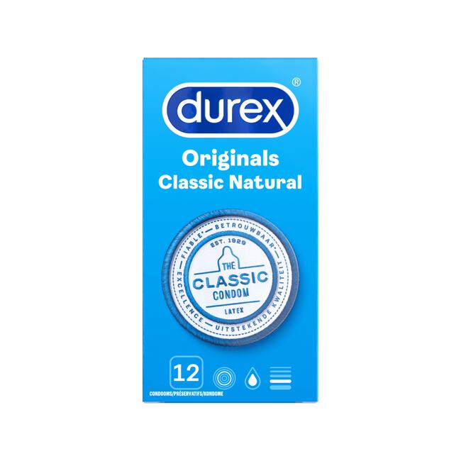 Durex Condooms Originals Classic Natural 12 stuks