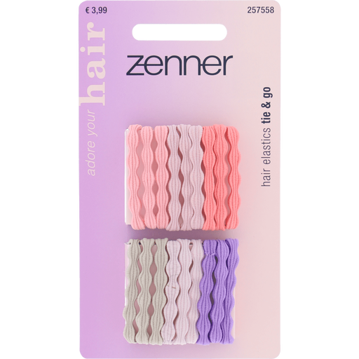 Zenner Haarelastiek Waved Kleur 18x