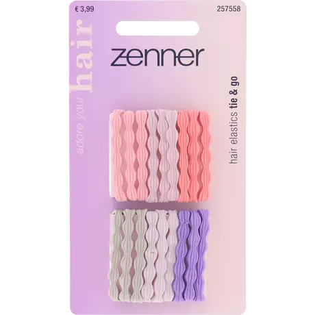 Zenner Haarelastiek Waved Kleur 18x