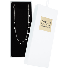 BiSjU Jewellery Ketting met Kleine munten Silver - Stainless Steel