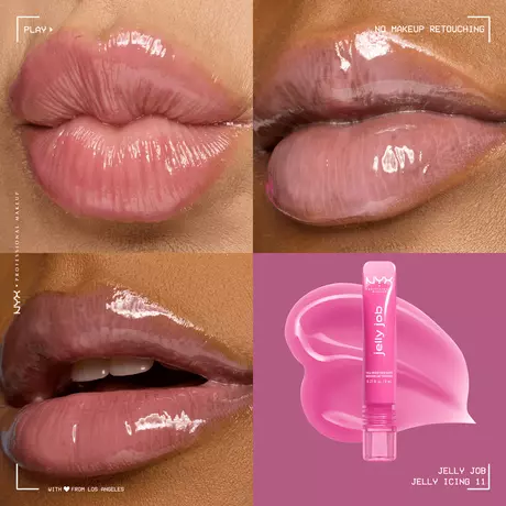 NYX Professional Makeup Jelly Job Lipgloss 11 Jelly Icing Roze