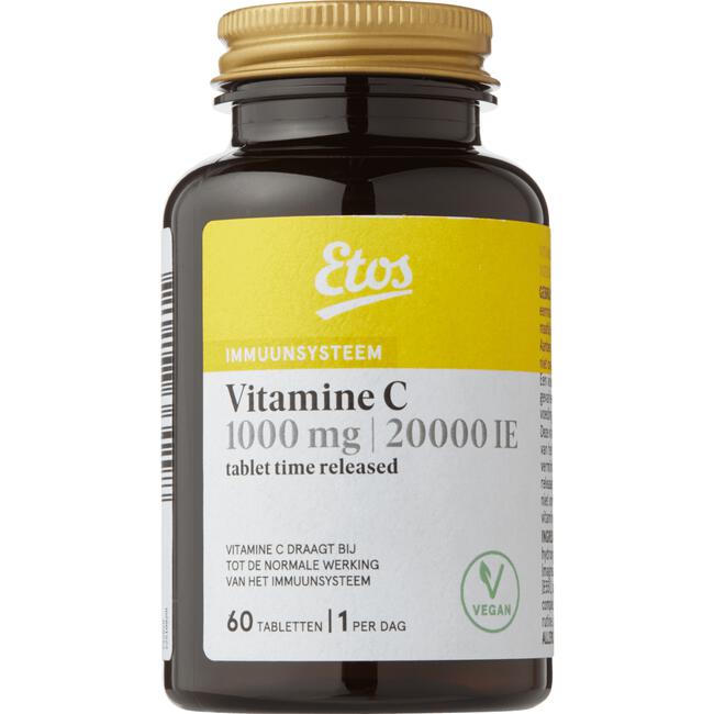 verlies Pracht negatief Etos Vitamine C1000mg Tablet Time Released 60 EA | Etos