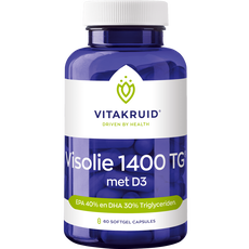Vitakruid Visolie 1400 TG® met D3 - 60 softgel capsules