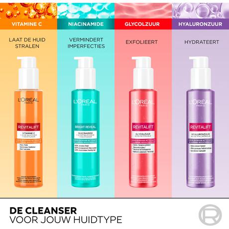 L'Oréal Paris Revitalift Filler Reinigingsgel Met Hyaluronzuur 150 ML