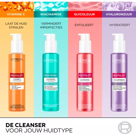 L'Oréal Paris Revitalift Filler Reinigingsgel Met Hyaluronzuur 150 ML