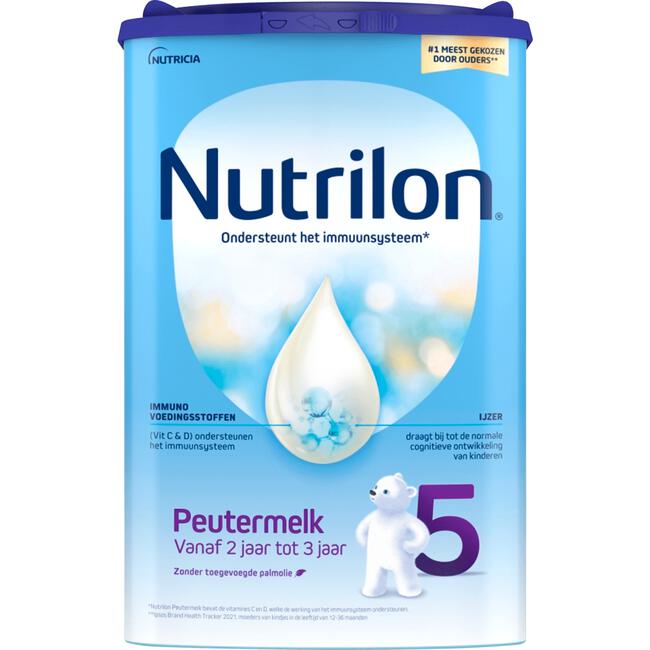 Nutrilon 5 Peutermelk Flesvoeding Vanaf 2 Jaar 800 GR