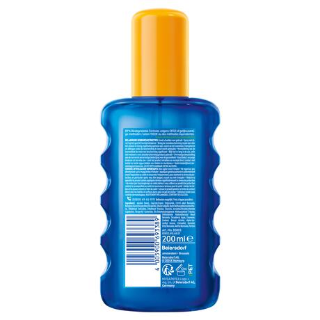 NIVEA SUN Zonnebrand Protect & Dry Touch Transparante Zonnespray SPF 30 200 ML