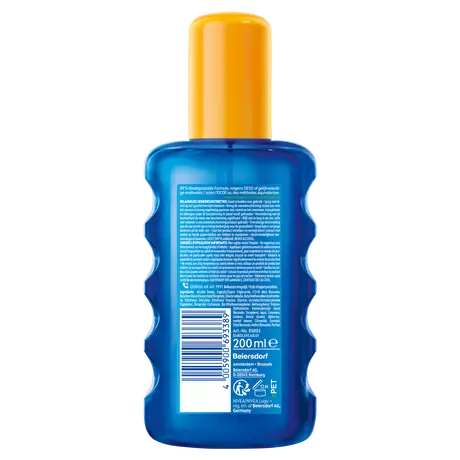 NIVEA SUN Zonnebrand Protect & Dry Touch Transparante Zonnespray SPF 30 200 ML