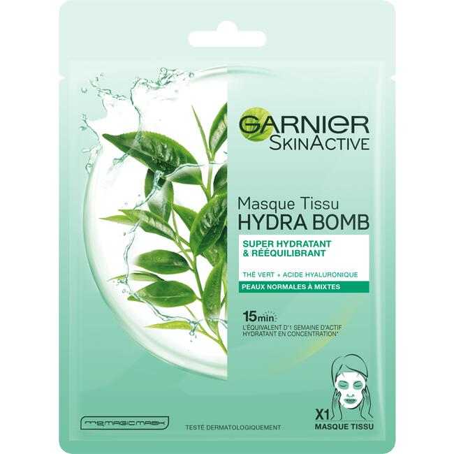 Garnier SkinActive Hydra Bomb Sheet Masker Groene Thee