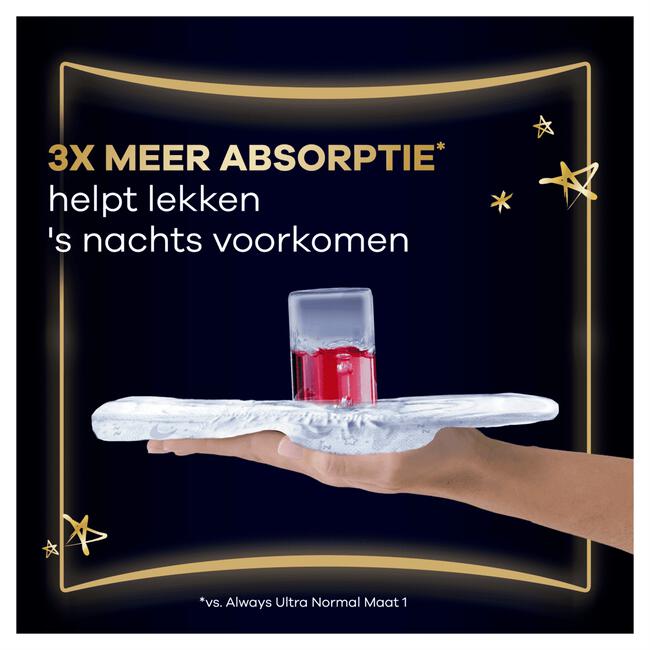 Always Ultimate Night Maandverband Met Vleugels 14 Stuks