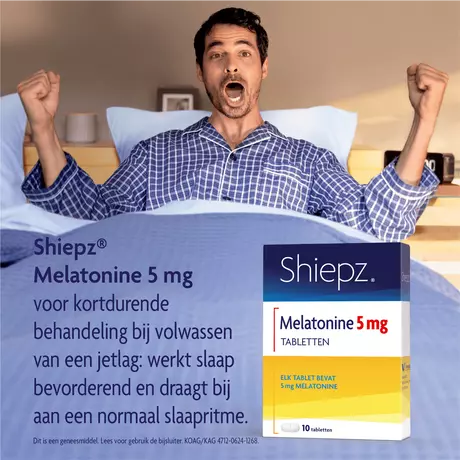 Shiepz Melatonine 5 MG Tabletten 10 stuks