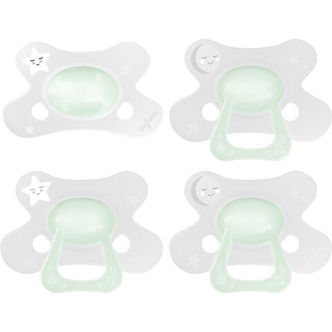 Difrax Fopspeen Natural 6+ M Glow In The Dark