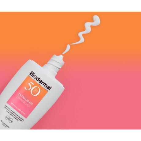 Biodermal Ultralichte Zonnefluïde Gezicht SPF 50+ 40 ML