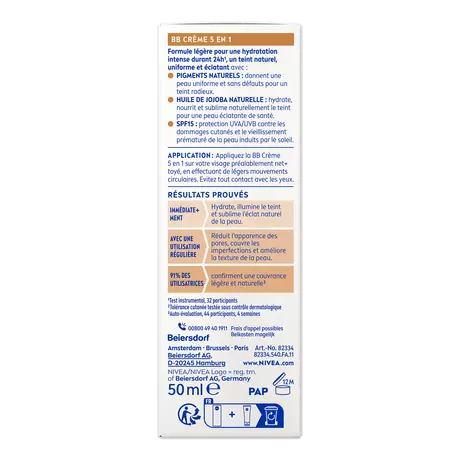NIVEA Essentials BB Daycream Medium SPF15 50 ML