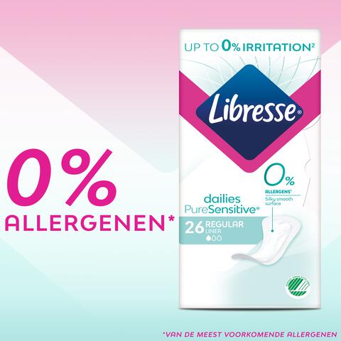 Libresse Pure Sensitive Inlegkruisjes Regular 26 stuks