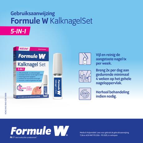 Formule W Kalknagel Set 5-In-1