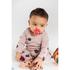 BIBS Colour Fopspeen Anatomisch Latex Maat 2 Dusty Pink/Coral 2 stuks