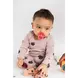 BIBS Colour Fopspeen Anatomisch Latex Maat 2 Dusty Pink/Coral 2 stuks