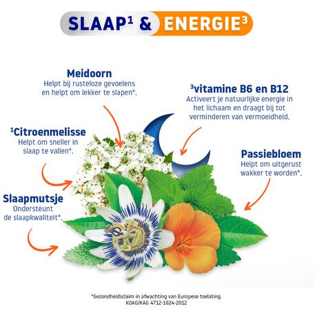 Valdispert Slaap & Fris Wakker Tabletten 24 stuks