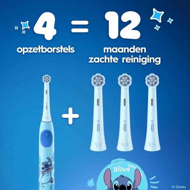Oral-B iO Kids Stitch Opzetborstels 4 stuks