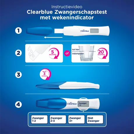 Clearblue Zwangerschapstest Met Wekenindicator 1 stuk