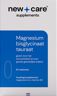 New Care Magnesium Bisglycinaat Tauraat Tabletten 60 stuks