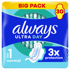 Always Maandverband Ultra Day Normal Wings Big Pack 30 stuks