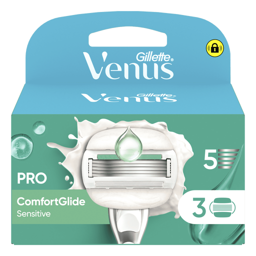 Gillette Venus ComfortGlide Sensitive Navulmesjes 3 stuks