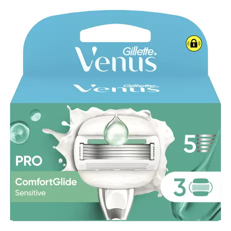 Gillette Venus ComfortGlide Sensitive Navulmesjes 3 stuks