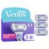 Gillette Venus Deluxe Smooth Swirl Navulmesjes 3 Stuks