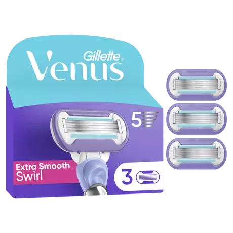 Gillette Venus Extra Smooth Swirl Navulmesjes 3 stuks