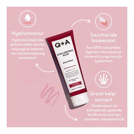 Q+A Hyaluronic Acid Body Wash 250 ML